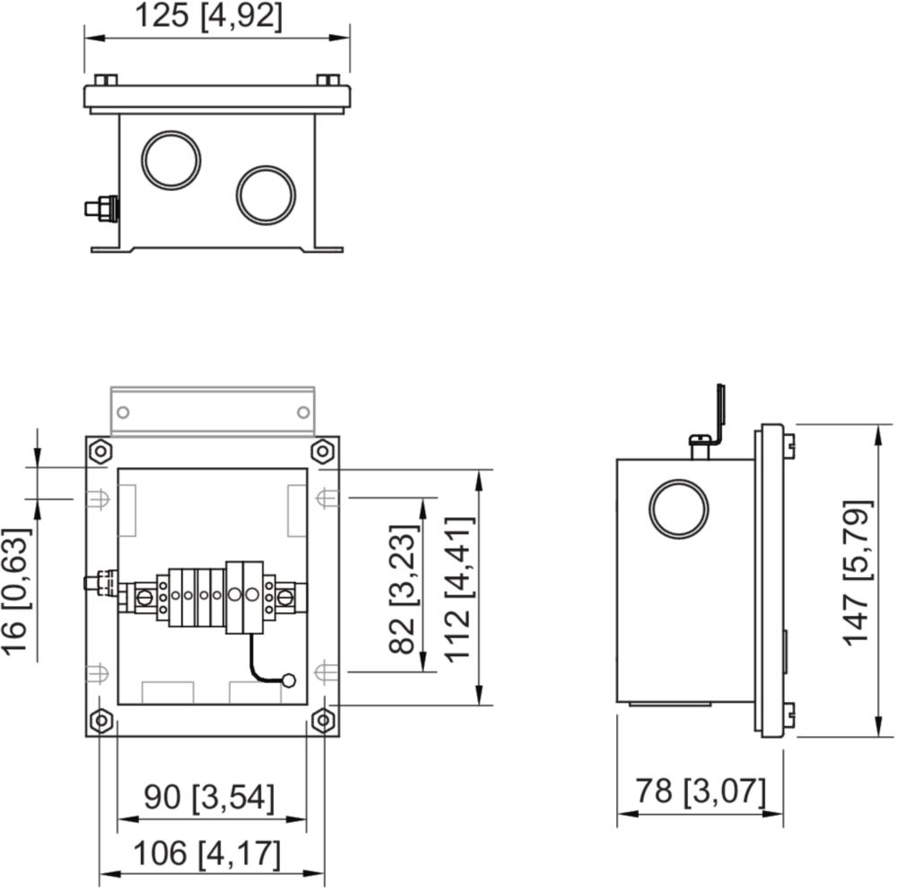 Ex TRANBERG<sup>®</sup> Junction box for heat tracing ‒ wall mounted Series TEF1058 R. STAHL