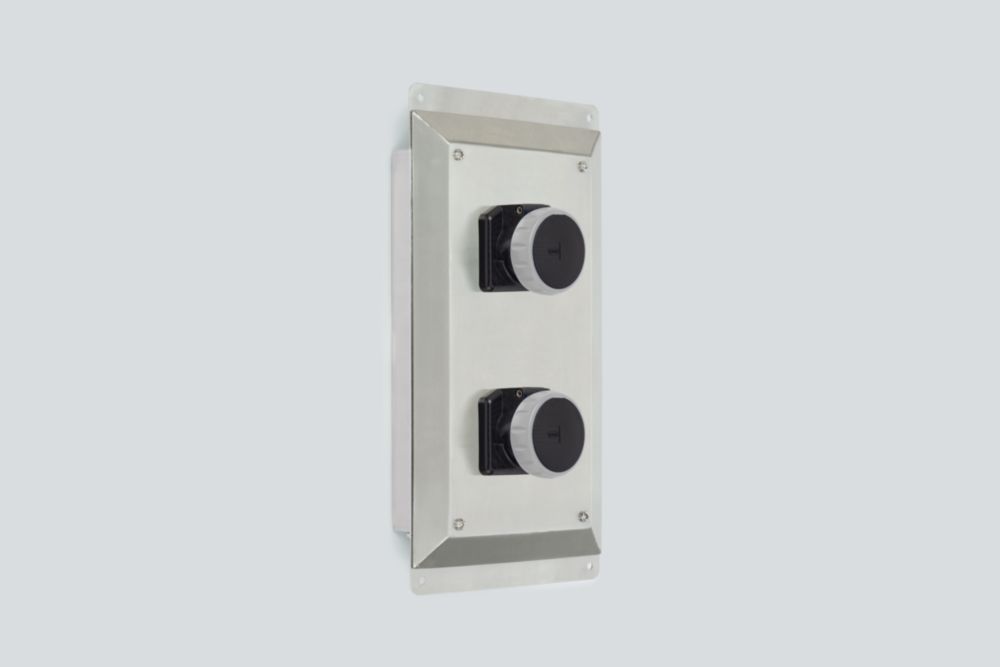 Wall-mounted socket distributors for clean rooms series 8150/5-V88 | Art. No. 259646 R. STAHL