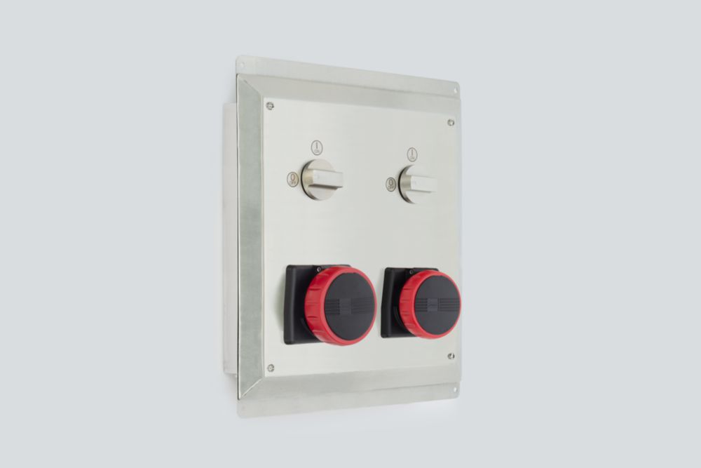 Wall-mounted socket distributors for clean rooms series 8150/5-V88 R. STAHL