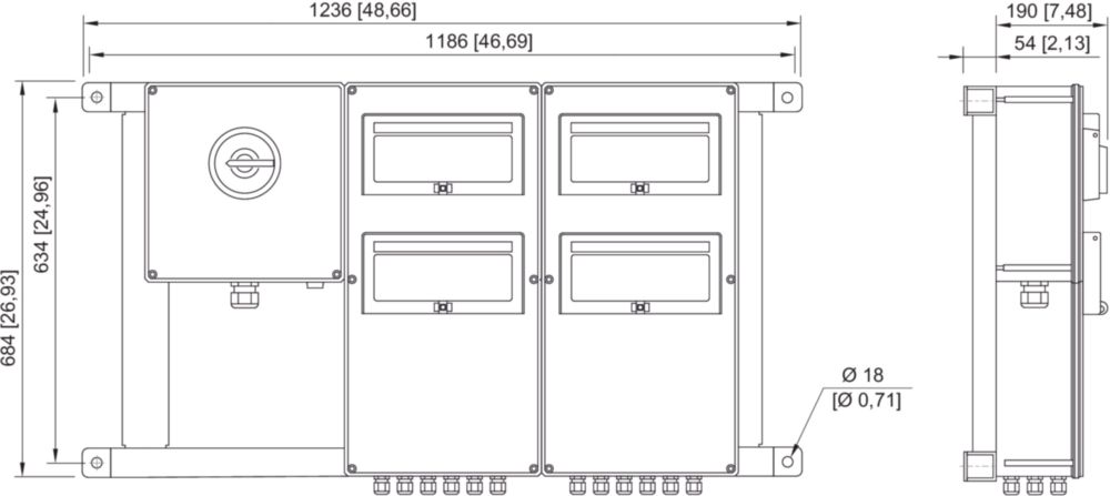 Ex Standard lighting and heating circuit distribution boards Series 8146 | Art. No. 137130 R. STAHL
