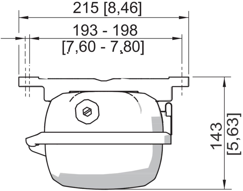 Luminaire à vasque pour tubes fluorescents GRP - 239554