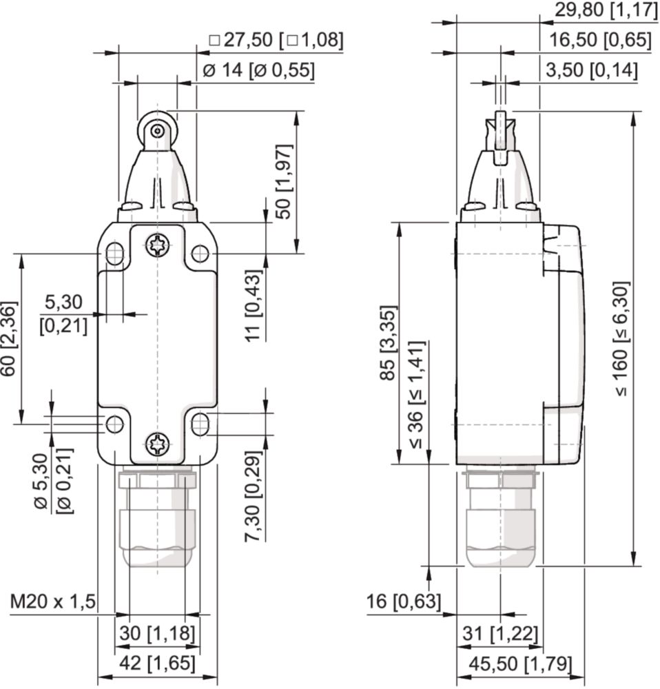Ex Position switch Series 8070/2 R. STAHL