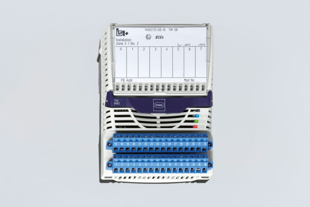 Ex Temperature input module for Zone 2 Series 9482/33 R. STAHL