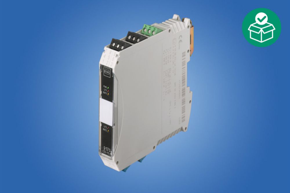 Switching repeater, Screw terminal, Number of channels: 2, Auxiliary power: 120/230 V AC, Output per channel: 1 change-over contact – power relay,