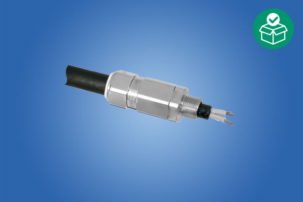 CMP-20T3CDS, Cable gland, metric, M20 x 1,5, 12.50 - 20.90 mm, Nickel-plated brass, All armouring, Without lead sheath, Zone 1/2/20/21/22