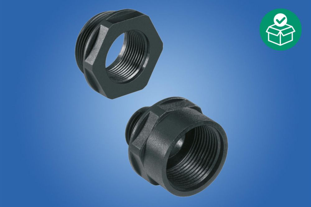 M25-M20, Reducer, Metric/metric, External thread: M25, Internal thread: M20, Polyamide, Zone 1/2/21/22