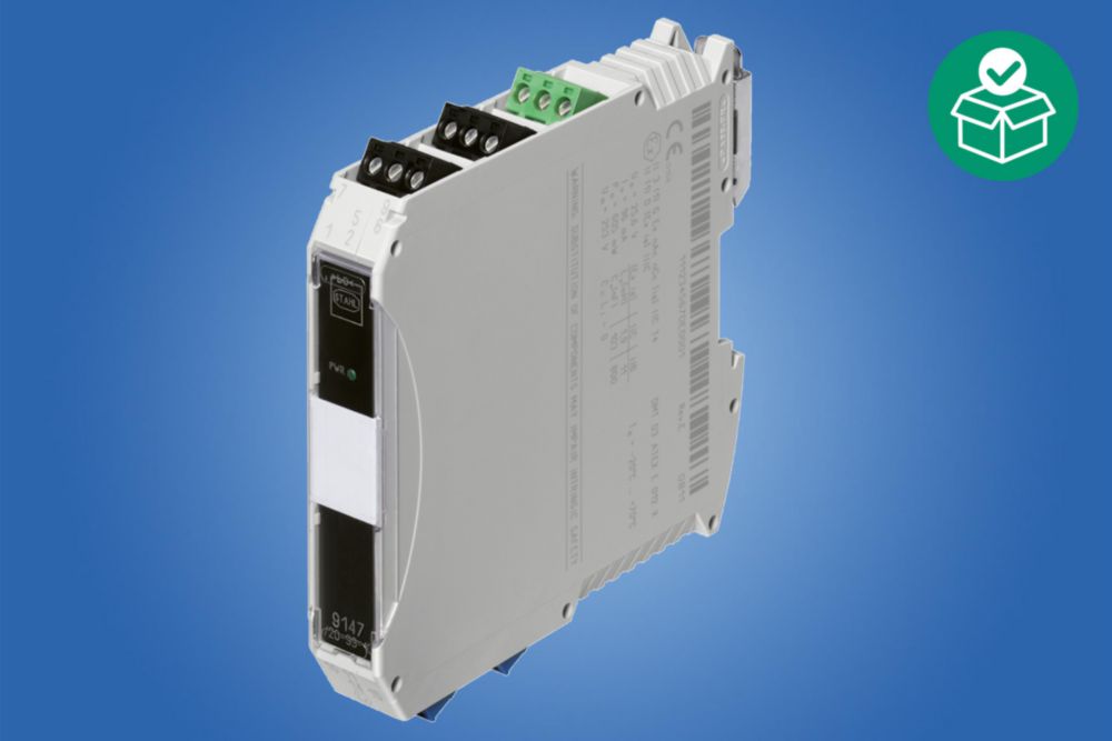 Vibration transducer Supply device, Spring clamp terminal, Number of channels: 2, SIL 2, Zone 2