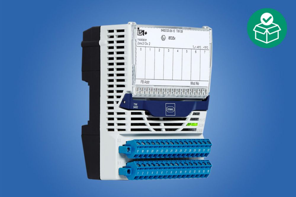 Ex Temperature input module for Zone 2 Series 9482/33 R. STAHL