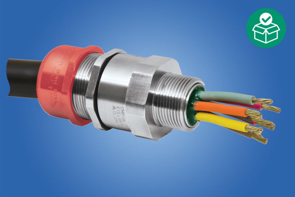 CMP-20s16PXSS2KREX, Cable gland, metric, M20 x 1,5, 3.10 - 8.60 mm, Nickel-plated brass, Unarmoured cable types, , Zone 1/2/20/21/22