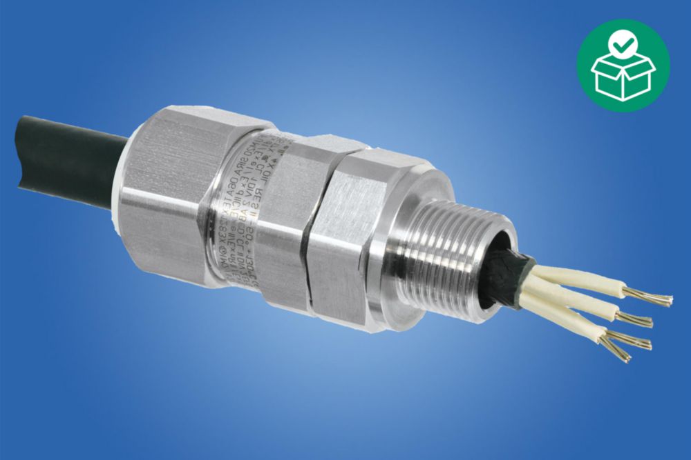 CMP-20s16TE1FU, Cable gland, metric, M20 x 1,5, 6.10 - 13.10 mm, Stainless steel, All armouring, Without lead sheath, Zone 1/2/20/21/22