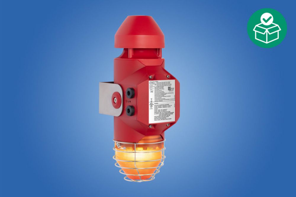 Ex Akustisch-optisches Signalgerät bis 120 dB(A) / LED / 5 J, ALU, Reihe YL60/3 - YODALEX 3 R. STAHL