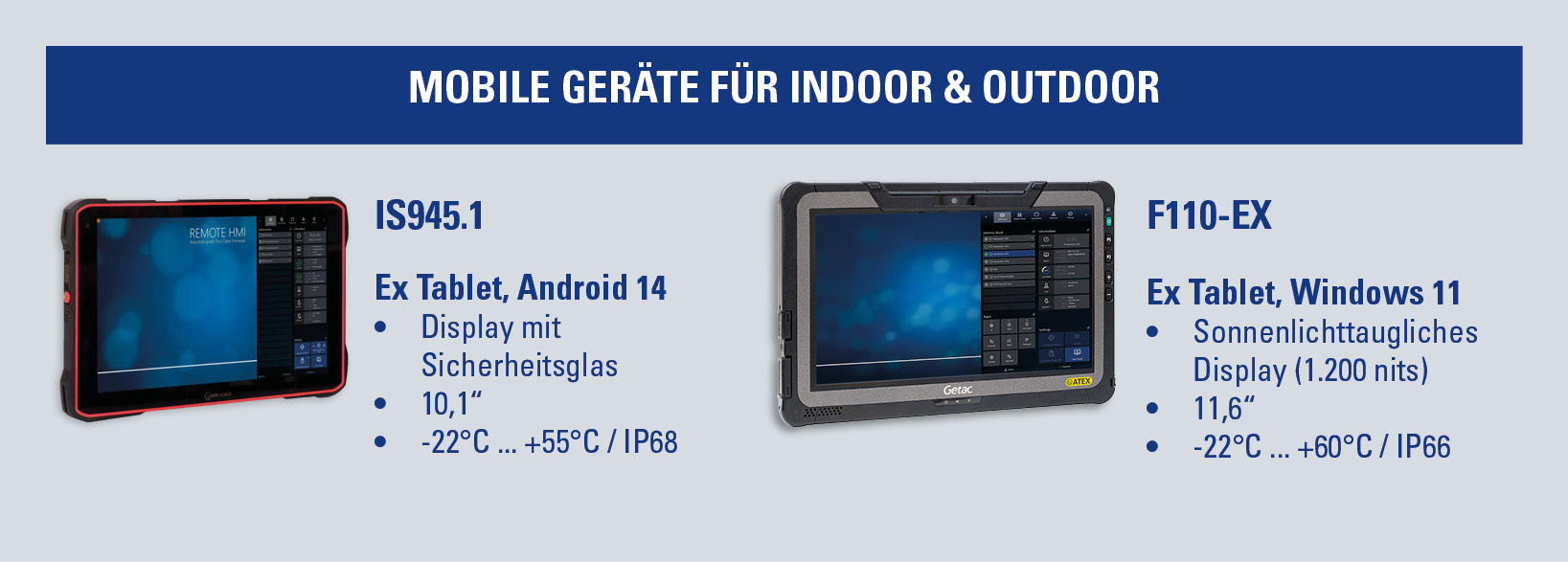Ex Mobile Geräte für Indoor und Outdoor Bereiche R. STAHL 