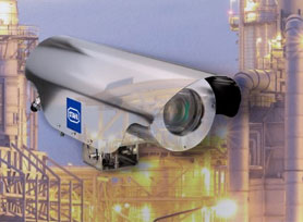 Ex Automatisierung Kameras CCTV Systeme R. STAHL Ex Kamera vor Industriehintergrund R. STAHL