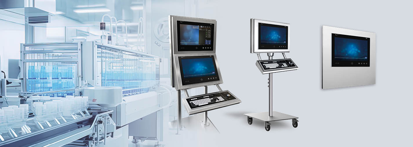 Ex Automation HMI plant-specific ORCA Dual Monitor Cleanroom R. STAHL 
