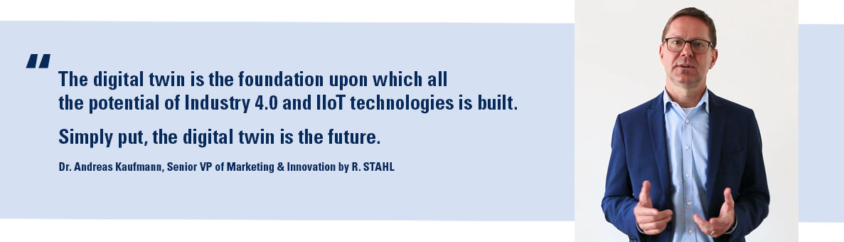 Ex digital nameplate Andreas Kaufmann quote R. STAHL