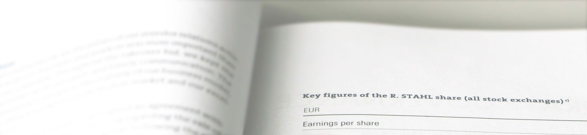 Ex share key figures R. STAHL